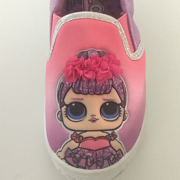 LOL SURPRISE! Size 10 kids shoes pink/purple - Picture 7 of 12